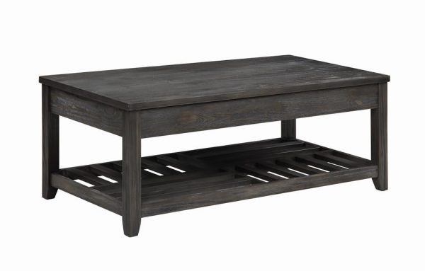 Rustic Grey Lift-Top Coffee Table Online Sale