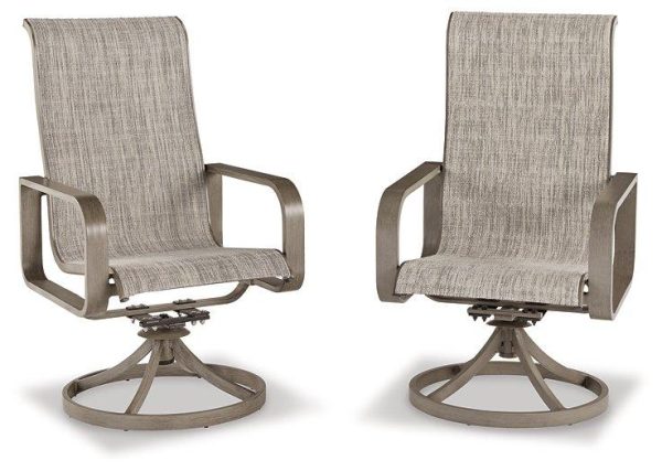 Beach Front Sling Swivel Chair (Set of 2) Sale