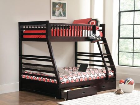 Ashton Cappuccino Twin-over-Full Bunk Bed Discount