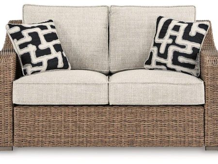 Beachcroft Outdoor Loveseat with Cushion For Discount