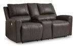 Boxmere Power Reclining Loveseat with Console Online