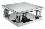 Silver Mirrored Coffee Table Online now