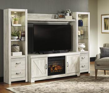 Bellaby 4-Piece Entertainment Center with Electric Fireplace on Sale