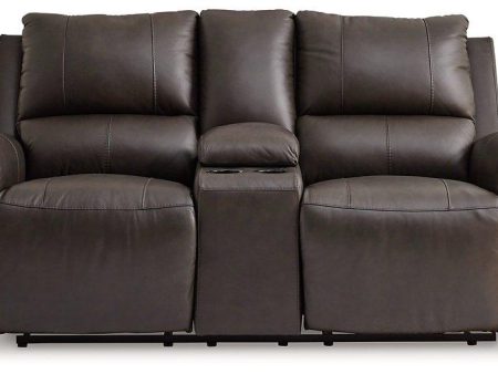 Boxmere Power Reclining Loveseat with Console Online