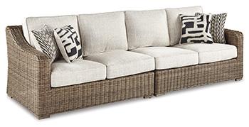 Beachcroft 2-Piece Outdoor Loveseat with Cushion Sale