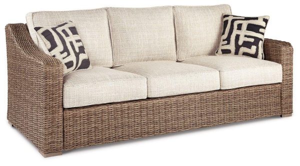 Beachcroft Beachcroft Nuvella Sofa with Coffee and End Table For Discount