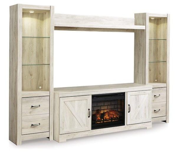 Bellaby 4-Piece Entertainment Center with Electric Fireplace on Sale