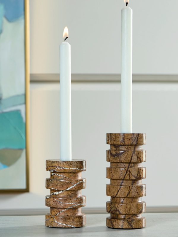 Emsleyfield Candle Holder Set (Set of 2) Hot on Sale