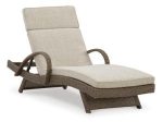 Beachcroft Outdoor Chaise Lounge with Cushion Online Hot Sale