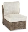 Beachcroft Outdoor Armless Chair with Cushion Online now