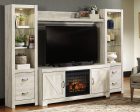 Bellaby 4-Piece Entertainment Center with Electric Fireplace on Sale