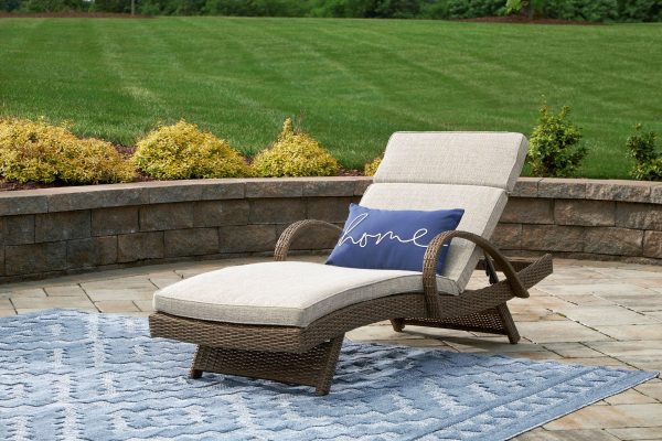 Beachcroft Outdoor Chaise Lounge with Cushion Online Hot Sale