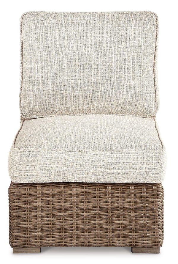 Beachcroft Outdoor Armless Chair with Cushion Online now