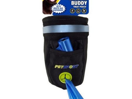 Biscuit Buddy Treat Pouch with Bag Dispenser 1 count by Petsport USA Discount