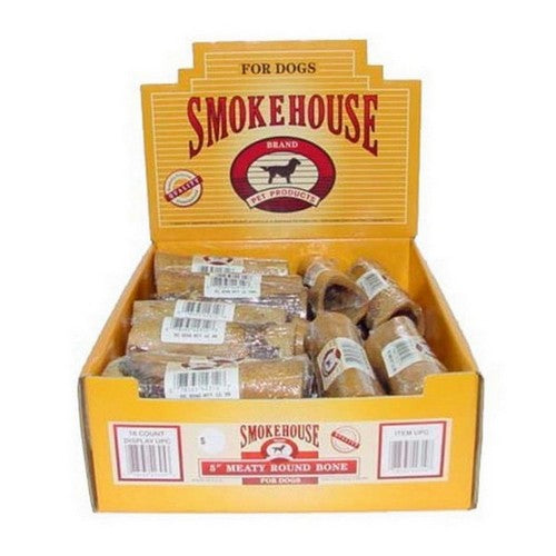 Treats Meaty Round Bone Large - 5  Long by Smokehouse Supply