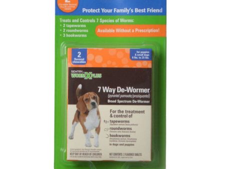 Worm X Plus - Small Dogs 2 Count by Sentry Hot on Sale